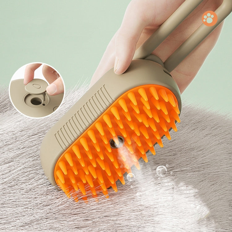 Pet Electric Spray Comb Rechargeable Cat Kitten Puppy Dog Steamy Grooming Brush Cleaning Tool